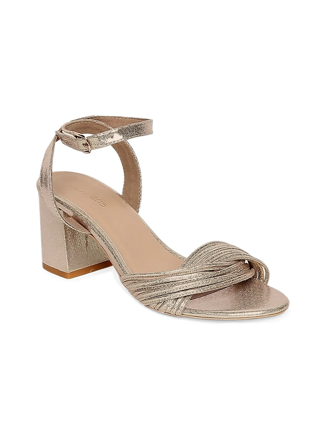 Tao Paris Dot 10006-01 Gold Patterned Heels